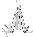 Leatherman Curl Multitool with Locking Knife Blade, Spring Action Scissors and Removable Pocket Clip, Stainless Steel with Nylon Sheath (Box)