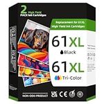 61XL Ink Cartridge Black and Color 