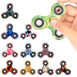 SCIONE 12 Pack Fidget Spinner Toy, Finger Spinner Fidget Pack-Anxiety Toys Stress Relief Reducer- Party Favors for Kids/Adults Birthday Party Favor Goodie Bag Stuffers Classroom Prize Supplies