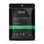 RENEE Salicylic Acid Sheet Mask, Reduces Appearance of Pores, Acne, Marks & Fine Lines, Soothes & Hydrates Dull & Tired Skin, for All Skin Types (Pack of 1)
