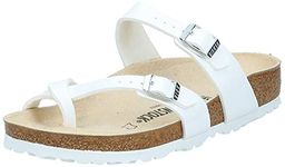 Birkenstock Womens Mayari Slide Sandal, White, 37 M EU