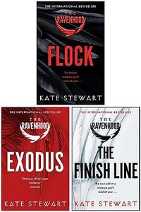 The Ravenhood Series By Kate Stewart 3 Books Collection Set (Flock, Exodus, The Finish Line)