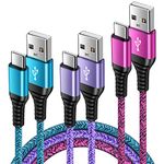 USB C Samsung Charger Cable, [3Pack, 3FT+3FT+6FT] Type C Fast Charging Cable, USB C Phone Charger Cable Lead for Samsung Galaxy S24 S23 S22 S21 S20 S10 S9 A12 A13 A14 A22 A33 A54, Huawei P30 P20 Lite