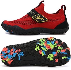 UBFEN Kids Water Shoes for Boys Girls Quick Dry Swim Aqua Socks