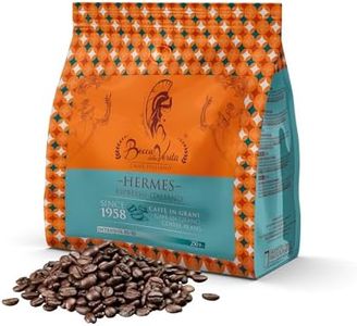 BOCCA DELLA VERITA - Café Italiano en Grano HERMES Espresso Italiano 10A/90R en Bolsa de 250 Gramos Con Válvula de Protección