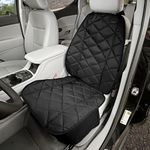 4Knines Fitted Bucket Seat Non-Slip Cover (Regular, Black)