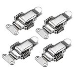 uxcell HS-023 Stainless Steel 201 Compression Spring Draw Toggle Latch Clamp, 95mm Long, Pack of 4