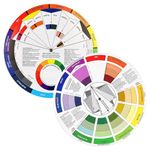 SCHUBERT Color Chart to Guide The Beginner/Two Sided Chart Wheel with Indicator-5.5 inch 1pc