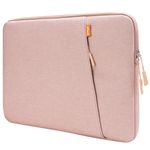 JETech Laptop Sleeve for 15-Inch Notebook, Compatible with MacBook Air 15-Inch M2 2023, MacBook Pro 15-Inch, MacBook Pro 16-Inch, Waterproof Shockproof Case with Accessory Pocket Bag (Rose Gold)