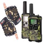 Kids Walkie Talkies Boy Toys - Gifts for Children Over 4 years old 8 Channel 2 Way Radio 3 KM Long Range Fit Outdoor Adventure Game Camp Hunt Trip Girls Boys Birthday Gifts Toys aged 5-13