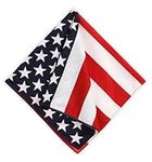 Tough Headwear Large Bandana Headband - Bandanas for Men & Women - Cowboy Scarf Handkerchief - US Flag Bandana