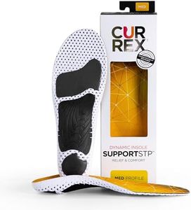 CURREX SupportSTP – Arch Support Insole w/Superior Cushioning & Airflow, Heavy Duty Shell for Less Fatigue – Comfort, Athletic, Casual and Work Shoe Inserts, Men & Women – Medium Arch, Large