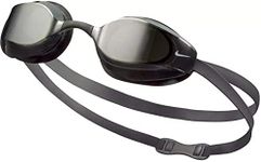 Nike Vapor Mirrored Goggle, Silver/Black, Adult-One Size