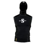 SCUBAPRO Men's 1mm Hybrid Hooded Diving Vest, Medium, Black