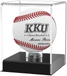 KKU Baseball Display Case, Baseball Holder for Ball Display Cube Box, UV Protected Acrylic Baseball Storage Official Size Box , Memorabilia Display Case for Baseball