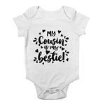 Shopagift My Cousin is My Bestie Baby Grow Vest Bodysuit