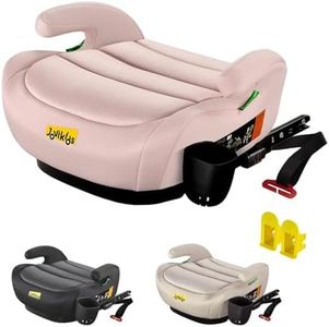 Jovikids OHHO+ i-Size Booster Car Seat, 125-150cm Highback Toddler Booster Seat with ISOFIX, ECE R129 Approved, Seat Belt Guide, Lightweight & Portable, Removable Machine Washable Cover