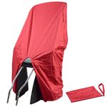 NICE 'N' DRY - Rain Cover for Child Bike Seats - red