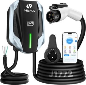 Hicrab Level 2 EV Charger 48A Hardwired Smart WiFi J1772 EVSE