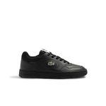 Lacoste Mens Lineset Leather Trainers Black/Black 8.5