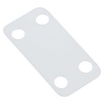 Panduit MP250-C Harness Identification Marker Plate, Nylon 6.6, 2.50 by 0.75-Inch, White (100-Pack)