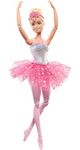 Barbie Dreamtopia Doll, Twinkle Lights Posable Ballerina with 5 Light-Up Shows, Sparkly Pink Tutu, Blonde Hair & Tiara