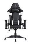 Oversteel - ULTIMET Professional Gaming Chair Leatherette, 2D Armrests, Height Adjustable, Reclining Backrest 180º, Gas Piston Class 3, Up to 120Kg, White