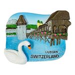 Moira 3D Resin Magnet for Fridge Decoration Travel Souvenir Switzerland