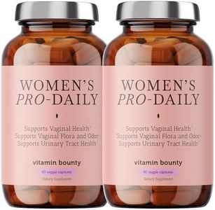 Vitamin Bounty Women's Pro-Daily Probiotic - Supports Vaginal, Digestive & pH Balance, 10 Billion CFUs, 5 Strains + Cranberry - 2 Pack of 60 Capsules