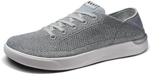 Reef Mens Swellsole Neptune Casual and Fashion Sneakers Gray 10 Medium (D)