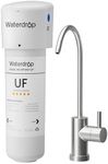 Waterdrop 10UBW-UF 0.01 μm Ultra Filtration Under Sink Water Filter System for Baçtёria Reduction, Reduces Lead, Chlorine, Bad Taste & Odor, 8K Gallons, with Dedicated Faucet, USA Tech