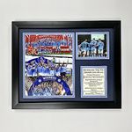 Legends Never Die, Inc. Manchester City F.C. | 2022-2023 Treble Winners | Historic Season Championships Collage 12"x15" Framed Photo Collage Under Glass