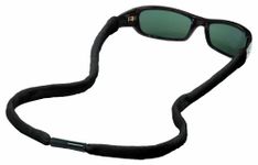 Chums Safety 13002 Cotton Eyewear Retainer with Reconnecting Single Breakaway, Black (Pack of 6)