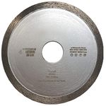 MLD CFWAP191 4-inch Continuous Rim Diamond Saw Blade Wet/Dry Cutting of Ceramic Tile, Porcelain Tile, Stone & Similar (Size 4 inch,Multicolour) pack of-1