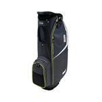 Izzo Golf Izzo Ultra-Lite Cart Golf Bag with Single Strap & Exclusive Features, Gray/Lime, 35’’ x 14’’ x 11’’