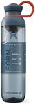 Promixx FORM Sports Water Bottle - Premium BPA Free Water Bottle for Fitness Sports & Outdoors - Sustainable Drinks Bottle with Measurement Markers and Leakproof Lid - 760ml / 26oz (Midnight Blue)