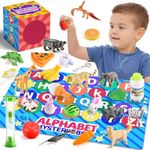 Mystery Alphabet Box, Alphabet Learning Toys for 3 4 5 6 7 8 Year Old Boys Girls Toddler Sensory Toys for Autism Gift for 3-8 Year Old Boys Girls Children’s Games Montessori Toys Educational Toys