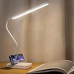 Cordless Led Desk Table Lamp Rechargeable Large Capacity, Touch Control 3 Colors 6 Brightness Dimmable, Small Portable Lamp for Kids Reading Study Book Light Bedroom Bedside