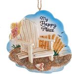 Beach Scene With Chair Ornament