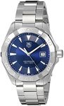 TAG Heuer Men's Swiss Quartz Stainless Steel Casual Watch, Color:Silver-Toned (Model: WAY1112.BA0928)