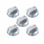 Anniparts DG94-03500A/Z Stove Knobs Replacement Parts for Samsung Range Knobs Gas Oven Knobs Electric NE63T8111SS/AA Knobs DG94 03500A/U Cooktop Knobs Burner Knobs Assembly Knob Control Knobs 5 Pcs