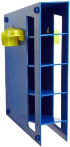 Heathrow Scientific Manual Pipette Rack with 4 Compartments, ABS Plastic, Blue