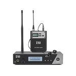 XTUGA IEM1100 UHF Single Channel in Ear Monitor System Selectable Frequency Wireless Professional in-Ear Monitor System Ideal for Stage, Studio, Exhibit, Lecture, Speech