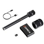 COMICA Revo S Wireless Handheld Interview Microphone USB-C, Cardioid Condenser Rechargeable Reporter Microphone for Phone, Professional Recording Mic for Speech, Street Interviews