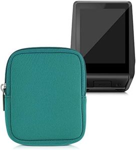 kwmobile Neoprene Case Compatible with Bosch Nyon 2 - Pouch with Zipper for Bike Display - Petrol