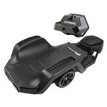 Creepex Fastback PRO - Ergonomic Automotive Garage Mechanic Creeper - Heavy Duty, All Terrain Wheel, Adjustable Ground Clearance, Magnetized LED Work with Lights, Wall Hanger & Headrest - 41" & 400lb