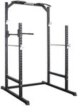 ATTIVO L2 Heavy Duty Half Power Cage Weight Lifting Squat Rack & Dip Station Tower