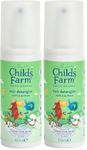 Childs Farm 3 in 1 Hair Detangler Spray, Heat Styling Protector, Apple and Pear Fragrance, Children, Kids, 100ml (Pack of 2)