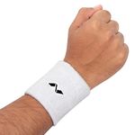 Nivia Wrist Band WB01 (S, White)