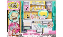 MGA's Miniverse Make It Mini Kitchen - DIY Kitchen Playset with UV Light, Mystery Recipe, Resin Play, and Exclusive Mini Oven Mitts - Not Edible - Requires Batteries - Suitable for Kids Ages 8+